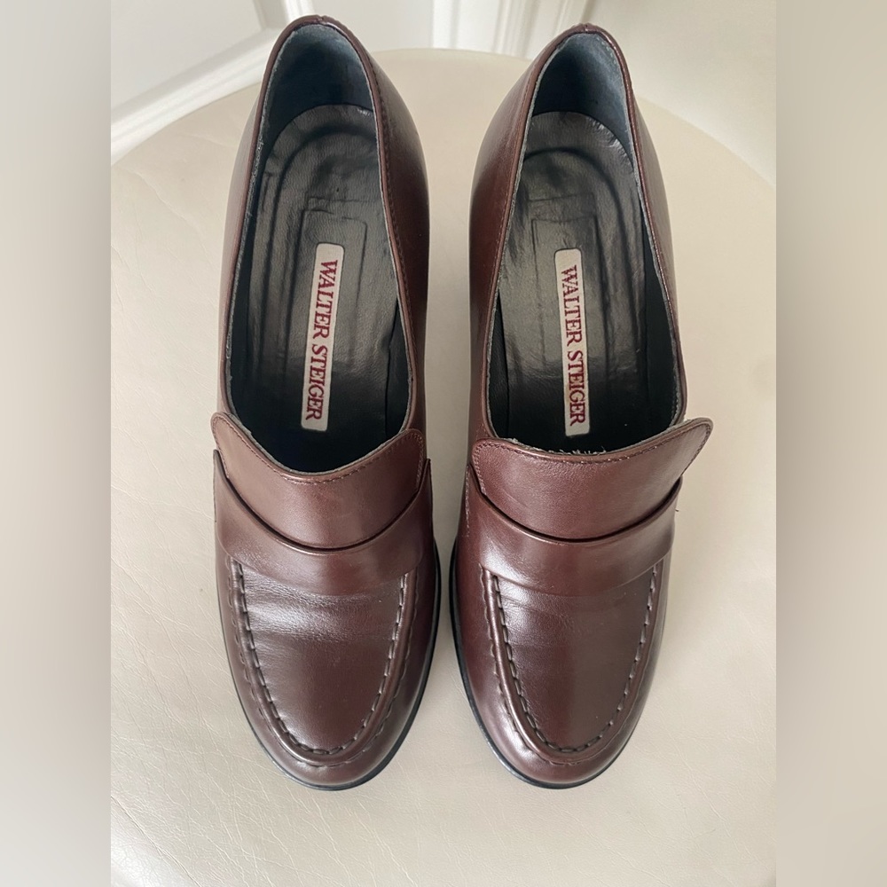 Walter Steiger Chunky Healed Loafers - Picture 4 of 8